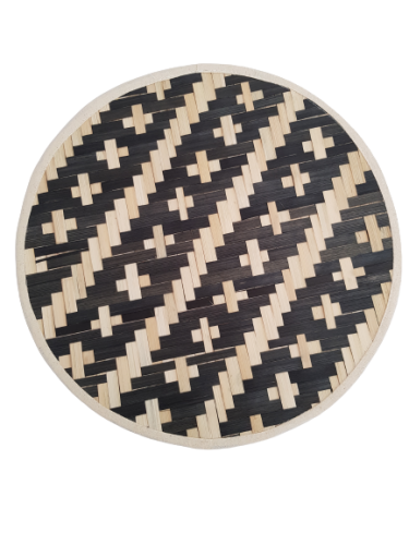 Woven bamboo mat