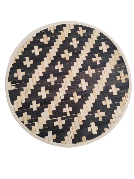 Woven bamboo mat